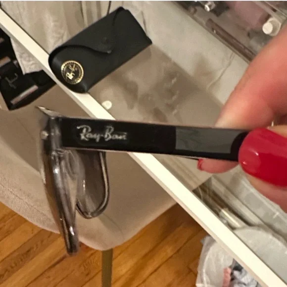Ray-Ban RB4147 Boyfriend Rare Color Mix Black/Transparent. - Picture 5 of 11